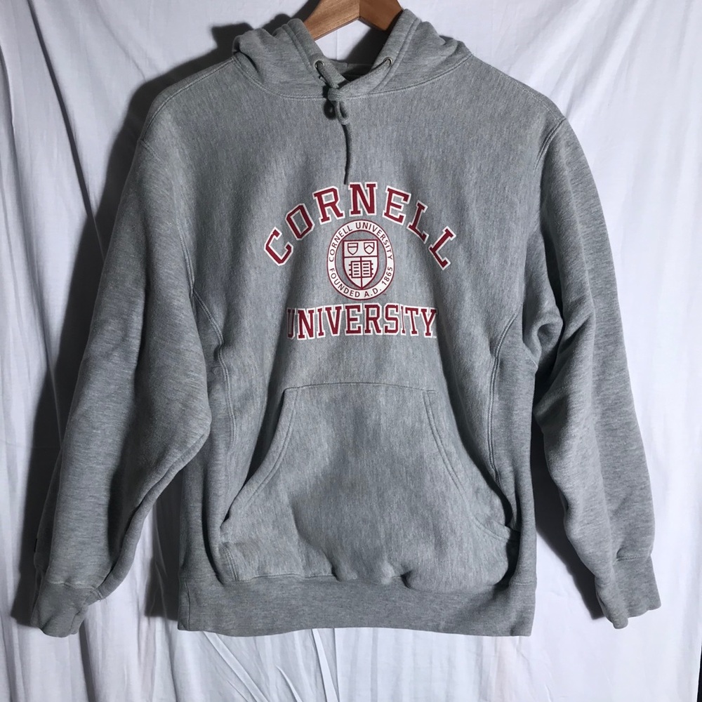 Vintage Cornell gray hoodie Small